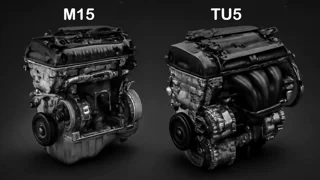 مقایسه موتور TU5 و M15